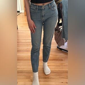 Abercrombie Mom High Rise size 24